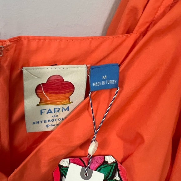 Farm Rio Colorblock Maxi Dress NWT Anthropologie - Picture 6 of 7